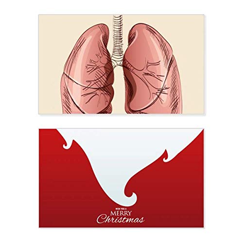 Carte de Noël poumons orgues : partagez un message vintage vibrant