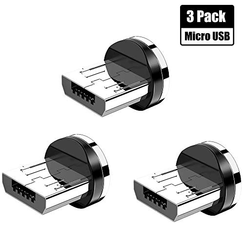 Cafele USB-Adapter für magnetische Ladekabel, 3 Stück microUSB 3er-Pack