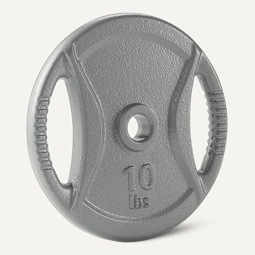 Amazon Basics 1-Inch Cast Iron Grip Weight Plates - Image 5