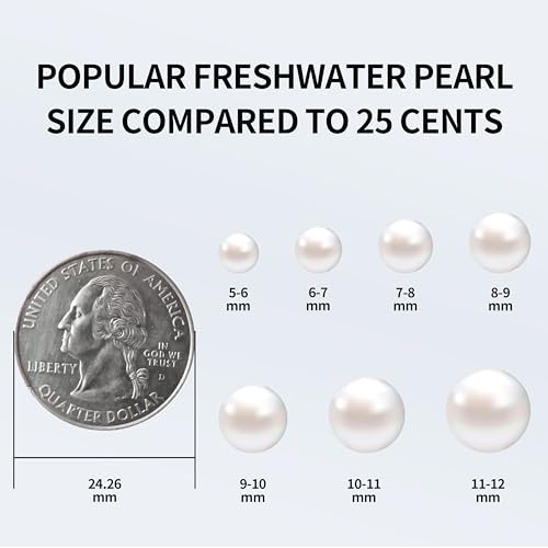 Freshwater Real Pearl Stud Earrings Quality Pearl Earrings for Women4