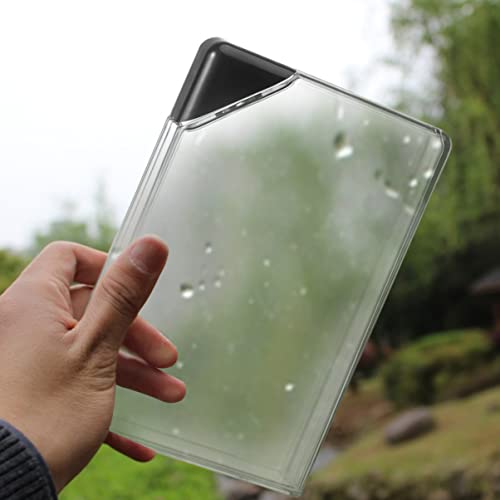 Sewacc Flat Water Bottle Clear Reusable Slim Water Bottle 450Ml Portable Travel Kettle For Outdoor Camping Hiking Cycling #TOP6