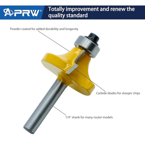 Aprw SR-001 Router Bit Set,24Pcs Tungsten Carbide Router Bits 1/4 Shank,Router Bits For Woodworking,For Diy,Beginners And Professional,Available thumb #1