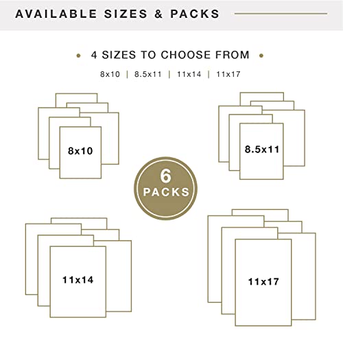 Image of MCS Format Frame Front Loading Gallery Wall Frame Set, 11x14, 6 Pack, Black