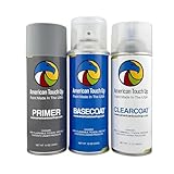 American Touch Up Paint Compatible with Toyota | 040/40 Super White II | Spray Paint (Primer/Basecoat/Clearcoat)