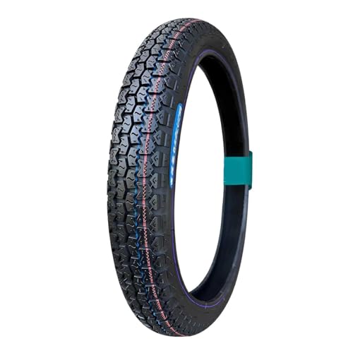 2.50-18 Neumático Moto Trail con Cámara 2.50/18 con Refuerzo Total para Llantas de 18 Pulgadas con 2 50 18 47L Ciudad(1PC)