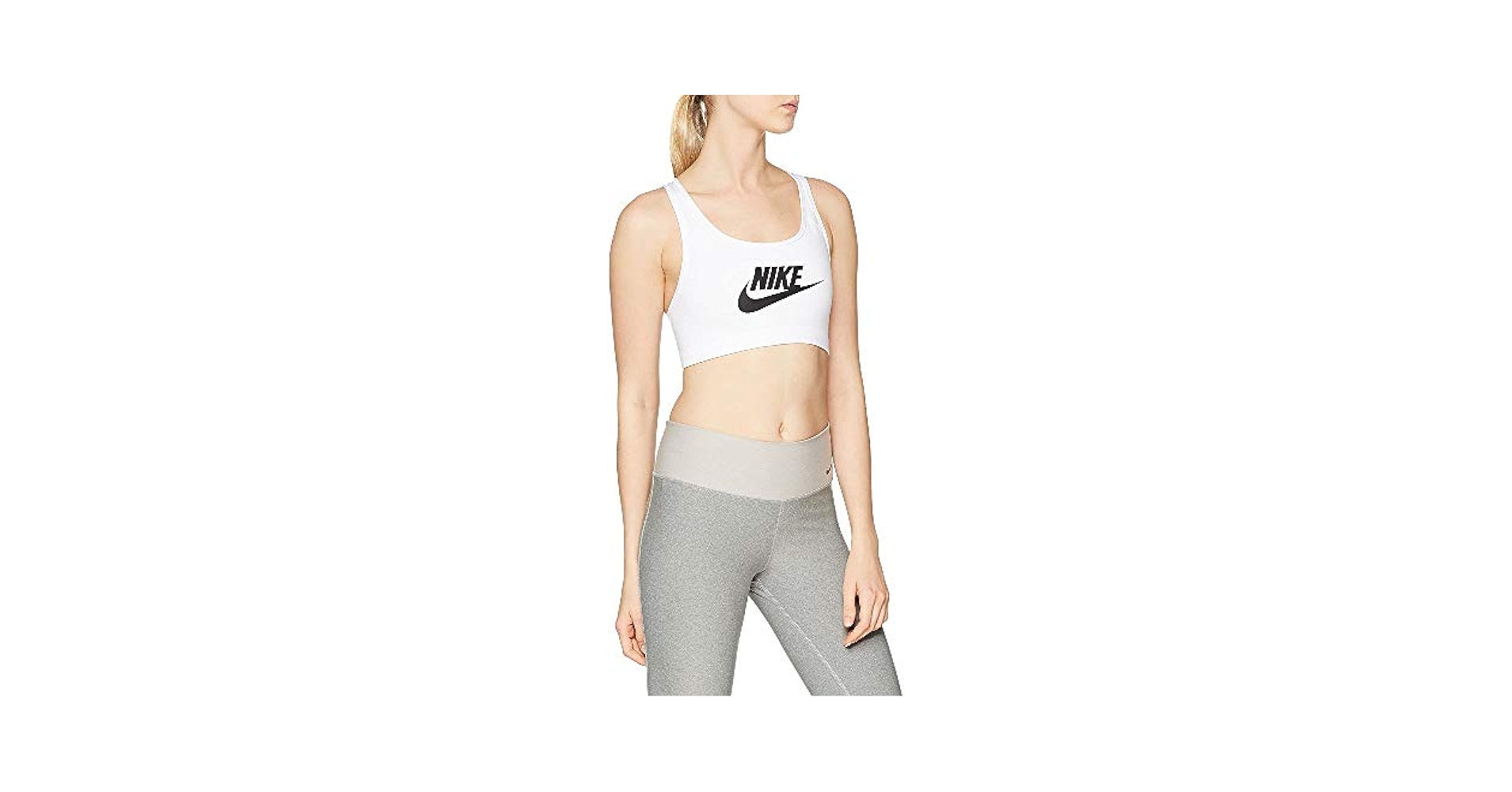 【新品】NIKE Basketball レディース インナー サポーター付　M Amazon.com: Nike Women's Swoosh Futura Sports Bra (M, White