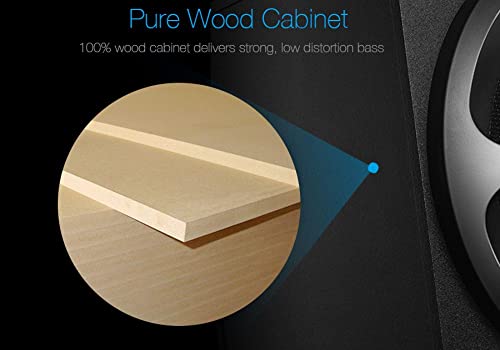 Image of F&D A110 70 W 2.1 Channel Wired Multimedia Speakers | Subwoofer Satellite Speaker | Wired Desktop Speakers | Home Theatre | Extra Bass | Speakers for Laptop & Pc | Mobile Connectivity