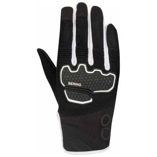 BERING Breeze Mesh Guanti da moto, nero/bianco, XL