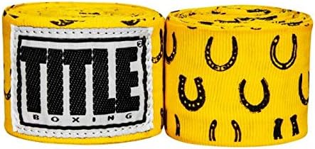 Title Boxing Print Mexican Style 180" Handwraps, Horseshoe