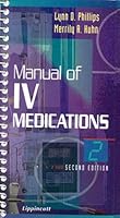 Manual of IV Medications 0781715466 Book Cover