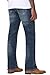 MZNBURAM Men's Stretch Regular Fit Bootcut Flared Jeans - Cowboy Cotton Fashion Comfort Flex Waist Denim Pants (38, Dark Blue)