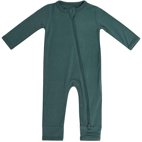 Auro Mesa Baby Unisex Soft Footies Zipper Closure Footless Pajama Sleepers Pjs N' Plays One-Piece Romper 0-24M Cover