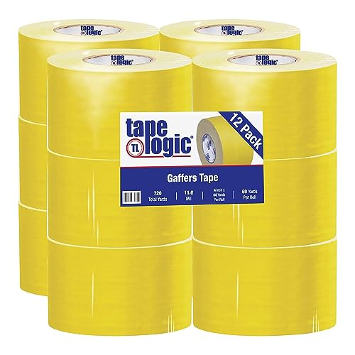Tape Logic T98918R 4 in. x 60 Yards Red Tape Logic 11 mil Gaffers Tape44; 12 Per Case
