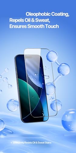 Image of TitanGuard Tempered Glass Screen Protector Guard Compatible for iPhone 17 Air (6.9 Inch) - 9H Hardness, Military Grade, Anti-Static, Easy Installation Kit - 1 PACK