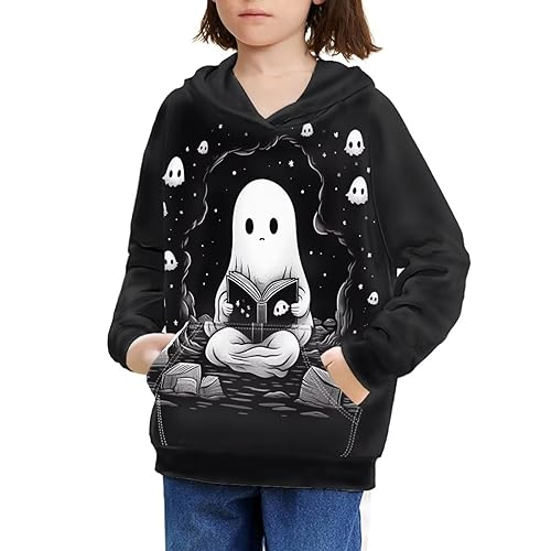 ZFRXIGN Kids Hoodies for Boys Girls 6-16 Hooded Sweatshirt with Pocket Sweater Long Sleeve3
