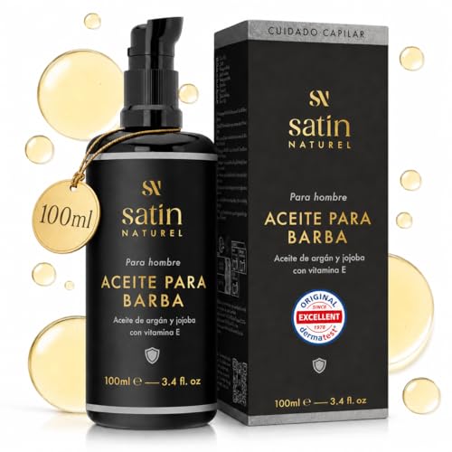 Satin Naturel Aceite para Barba Bio Prensado en Frío 100 ml