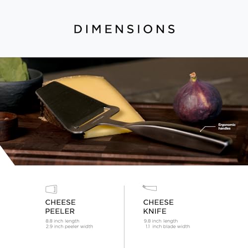 Image of LARS NYSM Cheese Knife & Slicer Set - 2pcs Stainless Steel