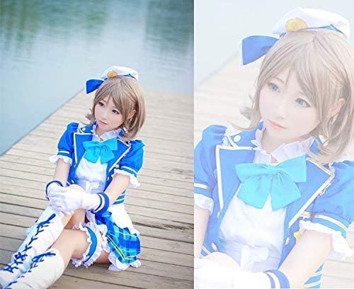 Amazon.co.jp: Opmch_cos 渡辺曜 コスプレ+ウィッグセット 衣装 ラブ