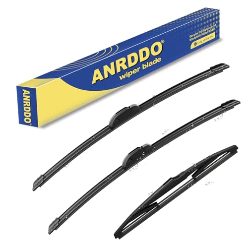 Image of 3 wipers Replacement for 2017-2022 KIA Sportage /2019-2021 2022 2023 Hyundai Santa Fe, Windshield Wiper Blades Original Equipment Replacement - 26 inch /16 inch /11 inch (Set of 3) U /J HOOK
