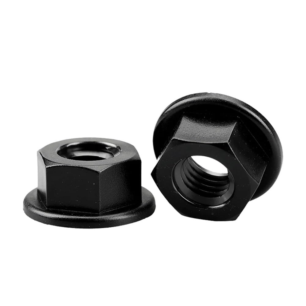 White Nylon Hex Full Nuts - Metric Sizes M4 M5 M6 M8 M10 M12 M16, DIN 934 Standard, Plastic Fasteners