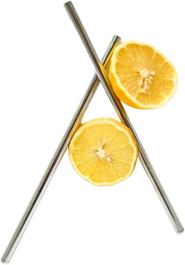 Set of 20 Smoothie Eco Friendly Wide Reusable Stainless Steel Drink Straw 8mm /0.3 in