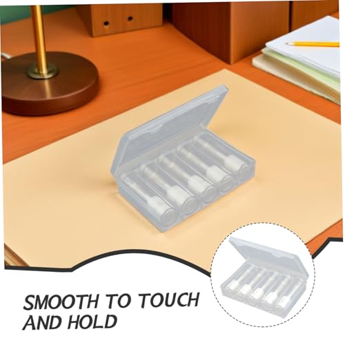 Caja para almacenamiento de monedas 6 piezas plástico transparente miniatura 3