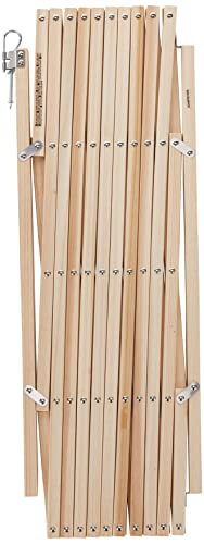 Savic 13169 Schutzgitter Akkordeon Holz, braun, 230x60x2cm