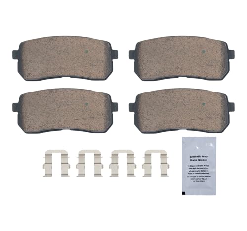 Image of HUSCH D1302 Rear Ceramic Brake Pads Kit Fit For Hyundai Veracruz 2007-2012, For Veracruz 2007-2012