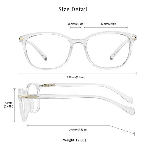 Image of LifeArt Blue Light Blocking Glasses, Anti Eyestrain, Computer Reading Glasses for Women /Men