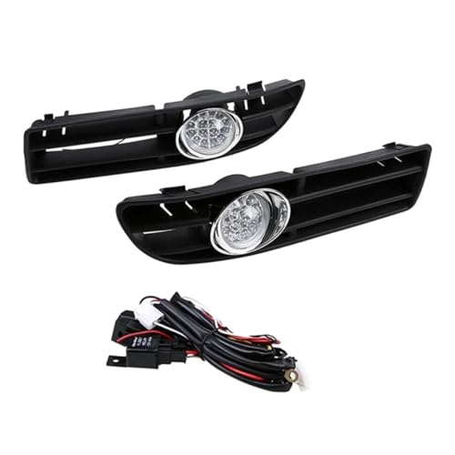Feux antibrouillard LED pour VW Bora Jetta MK4 1999-2007 calandre pare-chocs