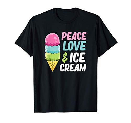 Helado Amor de Paz y Helado Camiseta Cover