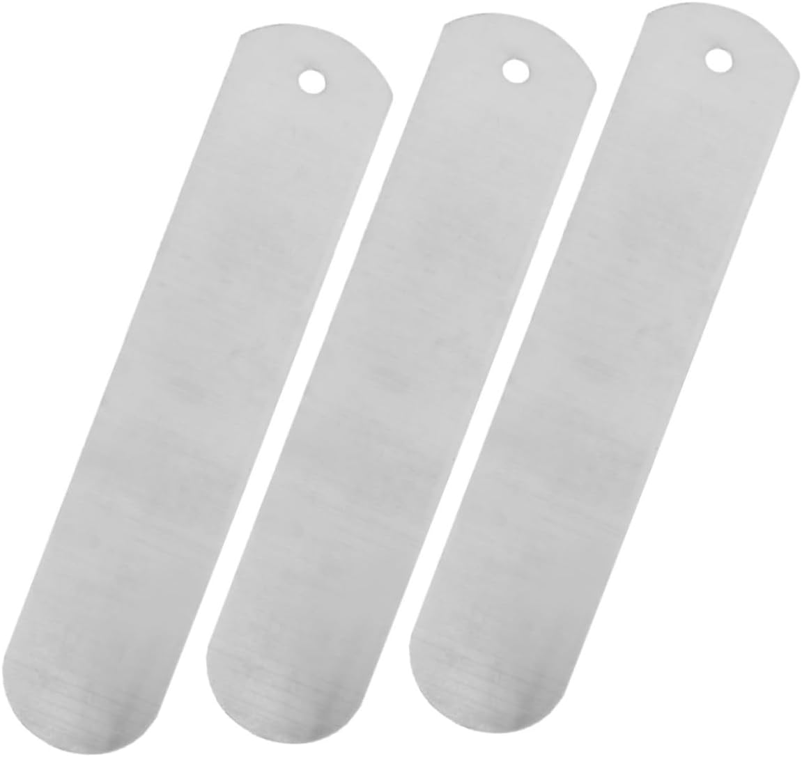 KONTONTY 3 Pcs Aluminium Sock Jigs for Sublimation Printing Straight Sock Setting Tool for DIY Pattern Metal for Heat Press Accessories