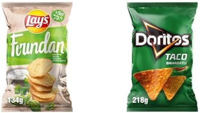 Lay’s Fırından Yoğurt ve Mevsim Yeşillikli 134 g + Doritos Taco 218 g