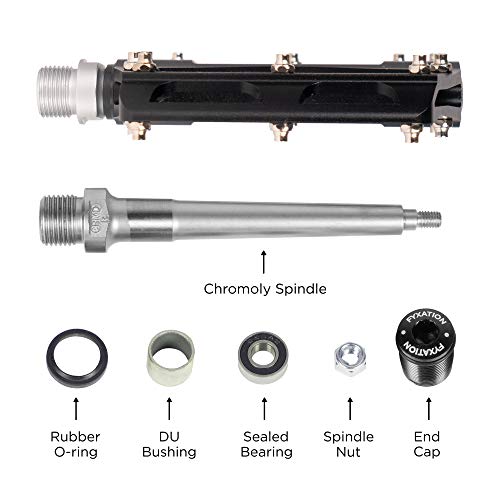 Fyxation Mesa 61 Alloy Platform Pedal, Black #TOP4