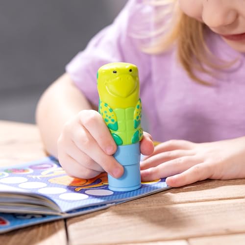 Melissa & Doug Sticker Wow!™ 24-Page Activity Pad and Sticker Stamper, 300 Stickers, Arts and Crafts Fidget Toy Collectible Character – Sea Turtle - for Kids Ages 3+ - FSC Certified - image 7
