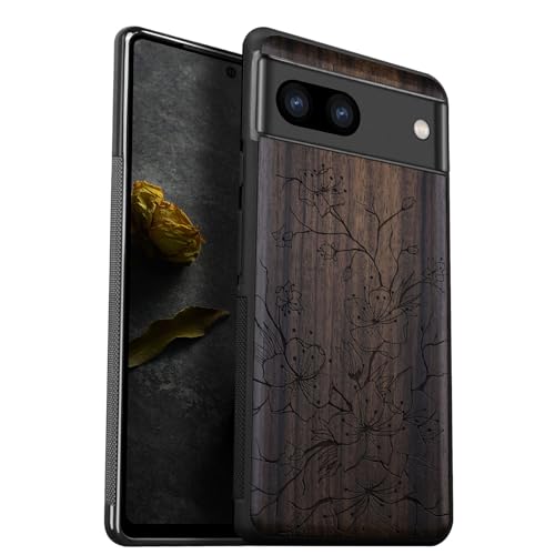 Coque en bois pour Pixel 7a fini les chutes avec cet étui antichoc artistique
