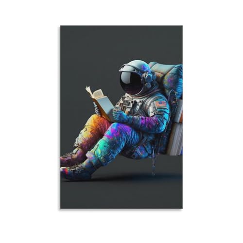 Impression d art astronaute cadeau original pour homme et femme - 5