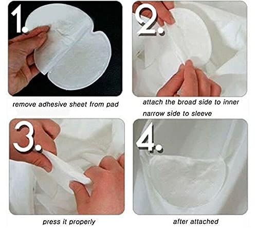 PAYSAR Underarms Sweat Pads Disposable Highly Absorbent Sweat Pads Cotton Anti Allergic, Anti Bacteria, Anti Smell for Men and Women (Pack of 20) - Image 5