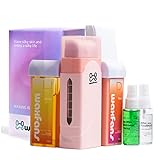 Roll On Wax kit,Wax Roller Kit,Waxfans Roll On Wax Warmer for Hair Removal,Waxing Kit for...