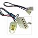 12V Universal Car Electric Power Window Switch Holder Regulator Kits with Wiring Harness for 2 Doors