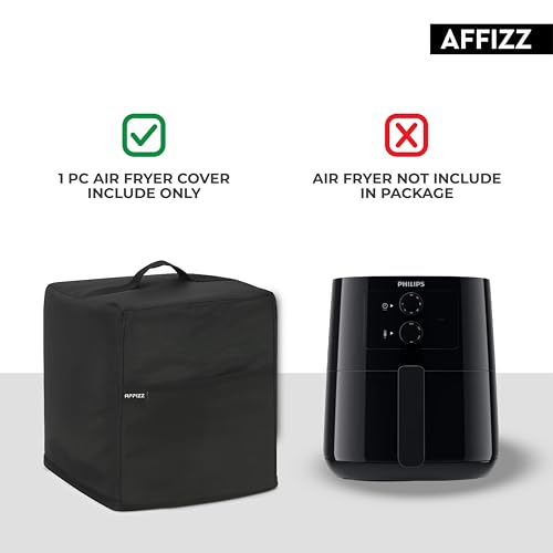 Image of Dustproof Air Fryer Cover for Philips 4.1L HD9200 /90 - Polyester Kitchen Oven and Home Appliances with Handle & Pocket | for Women, Men & Everyday Use