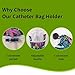 Catheter Leg Bag Holder, Catheter Sleeve Urine Leg Bag Fix Catheter Sleeves, Foley Catheter Bag Holder Leg Strap, Urinary Drainage Bag Cover for Men & Women, Urinary Incontinence Catheter Supplies, S