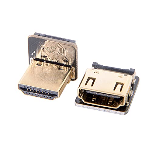 Nfhk Cyfpv Up Angled 90 Degree Hdmi Male To Female Fpc Flat Cable For Hdtv Multicopter Aerial Photography #TOP6