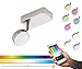 Produktbild EGLO connect LED Wandspot Corropoli-C, Smart Home Spot 1 flammig, Deckenspot aus Stahl und Kunststoff, Farbe: Nickel matt, weiß, dimmbar, Weißtöne und Farben einstellbar