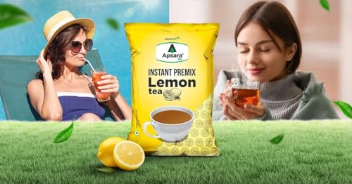 Apsara Instant Premix Lemon Tea 1kg | 2 in-1 Tea, Lemon Flavoured Tea, and Hot Lemon Tea | Refreshing Summer Drink | Ready to Drink - Image 10 thumbnail