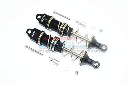 Arrma Kraton 6S BLX (AR106005/106015/106018) Upgrade Onderdelen Aluminium Front Double Section Spring Dampers 115mm - 1Pr Set Black