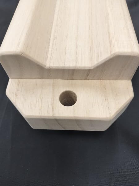 Amazon.co.jp: 神輿用肩当て木（片耳タイプ・丸棒対応ミゾあり・塗装