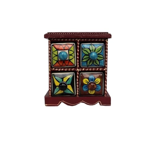 ^Kumudshree^ Hand Painted Wooden Stylish Utility Box-image-18