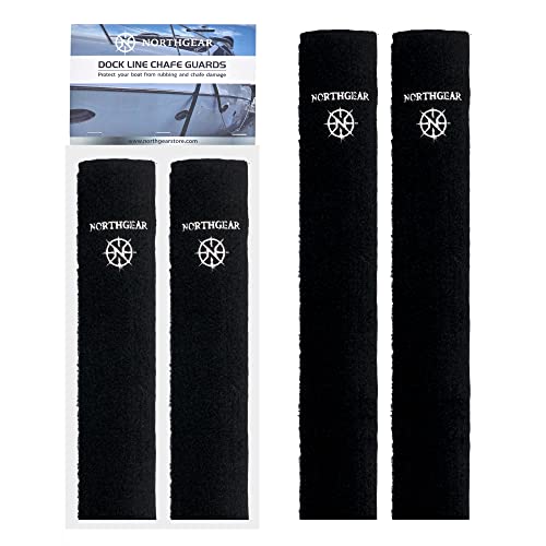 NORTHGEAR Dock Line Chafe Guards,Size 24