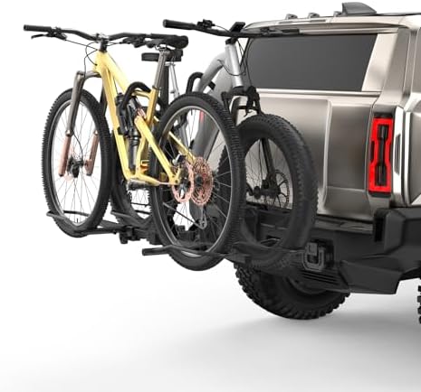 2-Bike Rack Hitch Mount, Fits E-Bikes, Fat Tires up to 5", 160lbs...